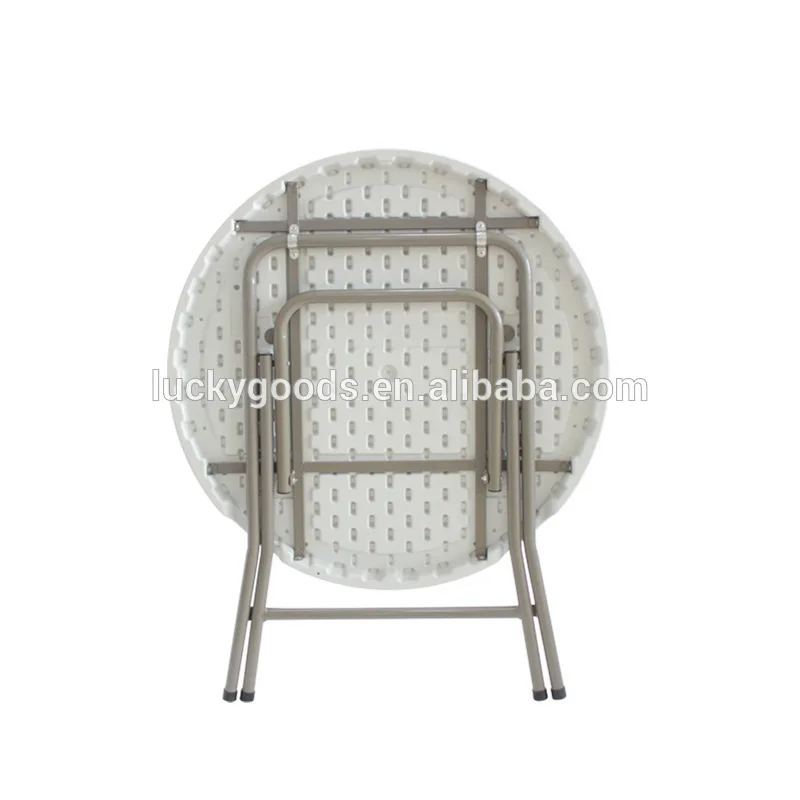 80cm small plastic folding round table