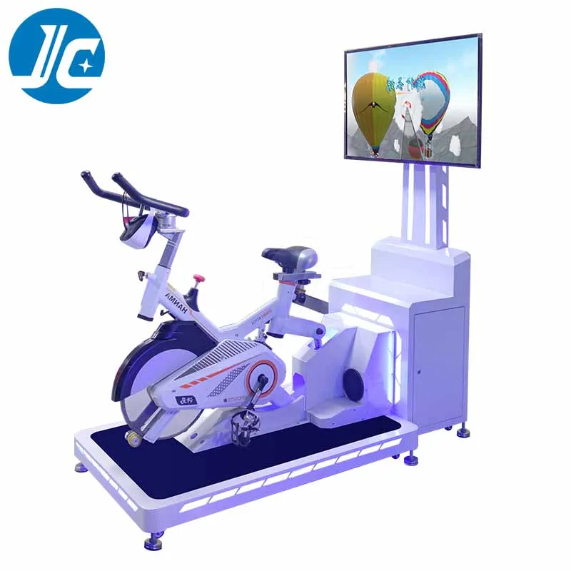 Amusement Park Equipment VR Machine Simulator 9D Gaming Fitness Equipment VR Bike Simulator