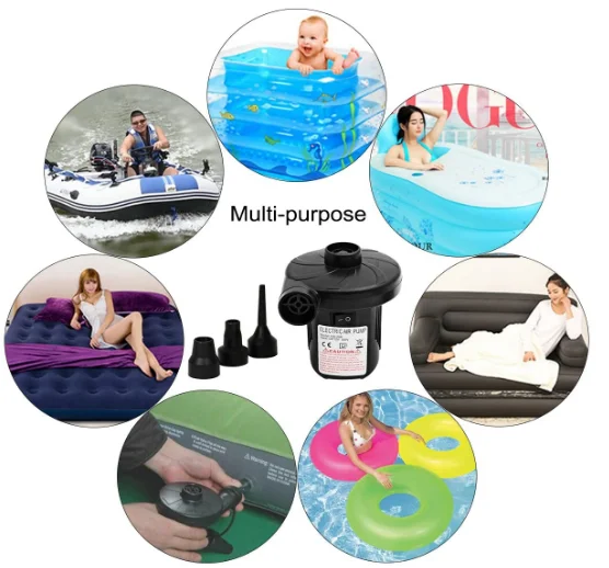 Factory Manufacture 12v car electric air pump rechargeable for mattresses