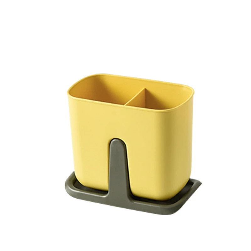 Nordic Style Kitchen Cutlery Organizer Multi-functional Knife Drain Storage Holder Spoon Fork Chopstick Kitchenware Shelf Box