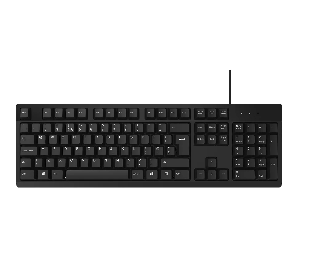 Wired office Keyboard KB251 without light  full-size Ultra thin  multimedia Keyboard use for home office