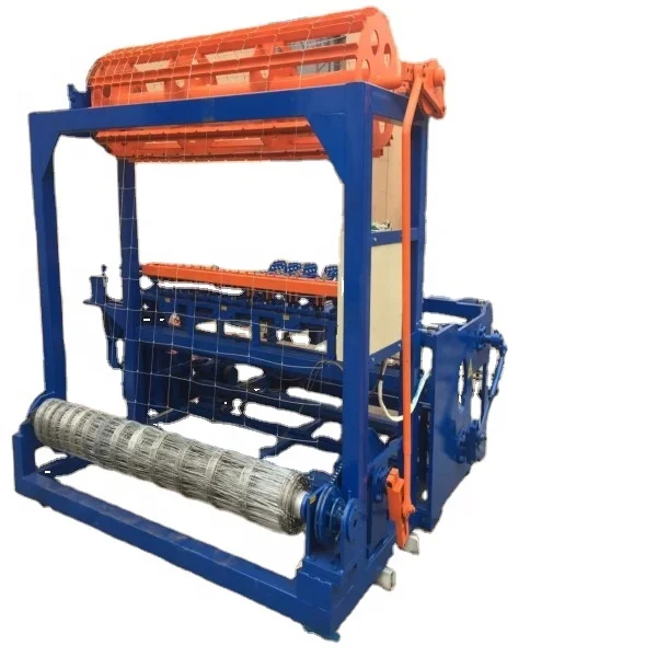 Automatic fixed knot Cattle/deer/sheep fence making equipment/hinge joint field fence machine