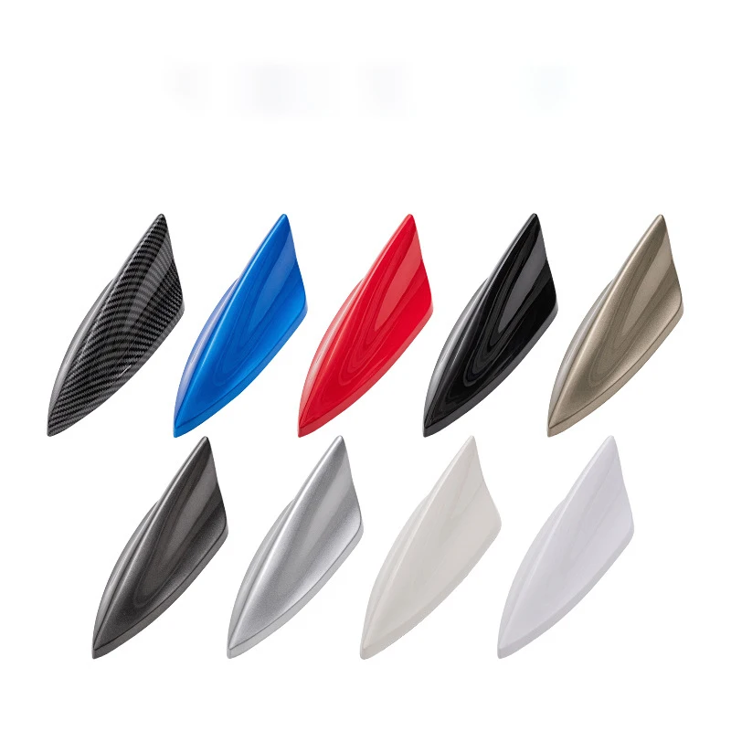 Hole-free decorative universal car accessories shark fin antenna with signal radio dedicated