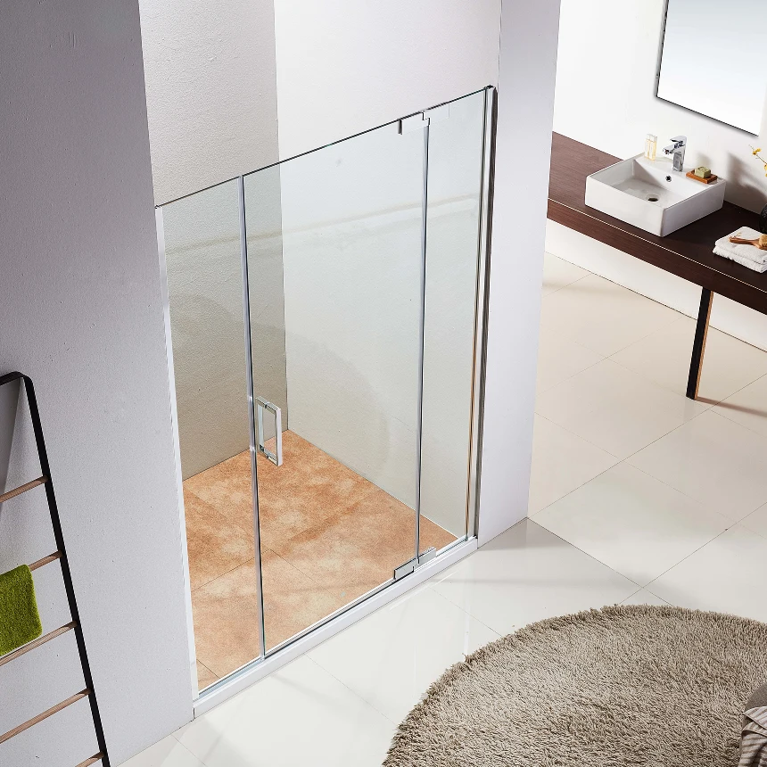 Big hinge shower door Tempered glass shower room Shower cabinet