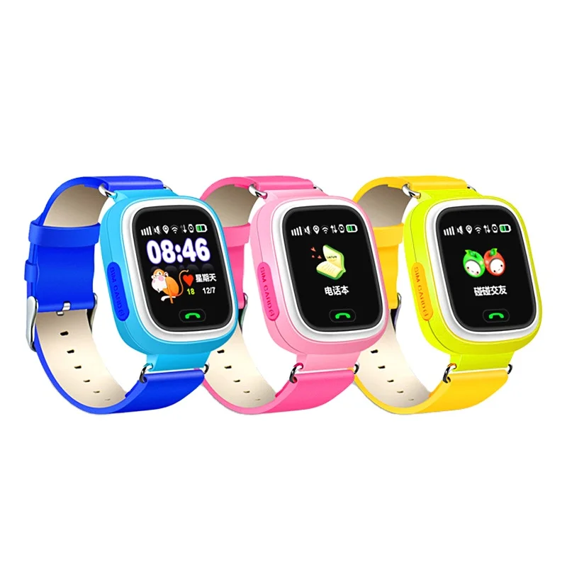 Smart watch Q90 with GPS BDS LBS LBS WIFI AGPS Support SIM card dial call  alarm clock kids smartwatch for android IOS