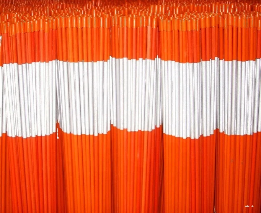 KIG Factory Custom FRP Fiberglass Road Markers Flexible Traffic Delineator Posts