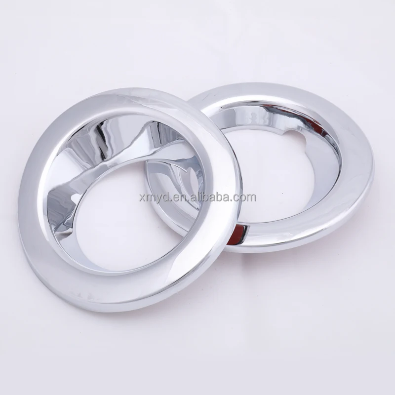 Factory Custom Car Parts ABS Plastic Car Front Fog Lamp Cover Chrome Car Light Frames