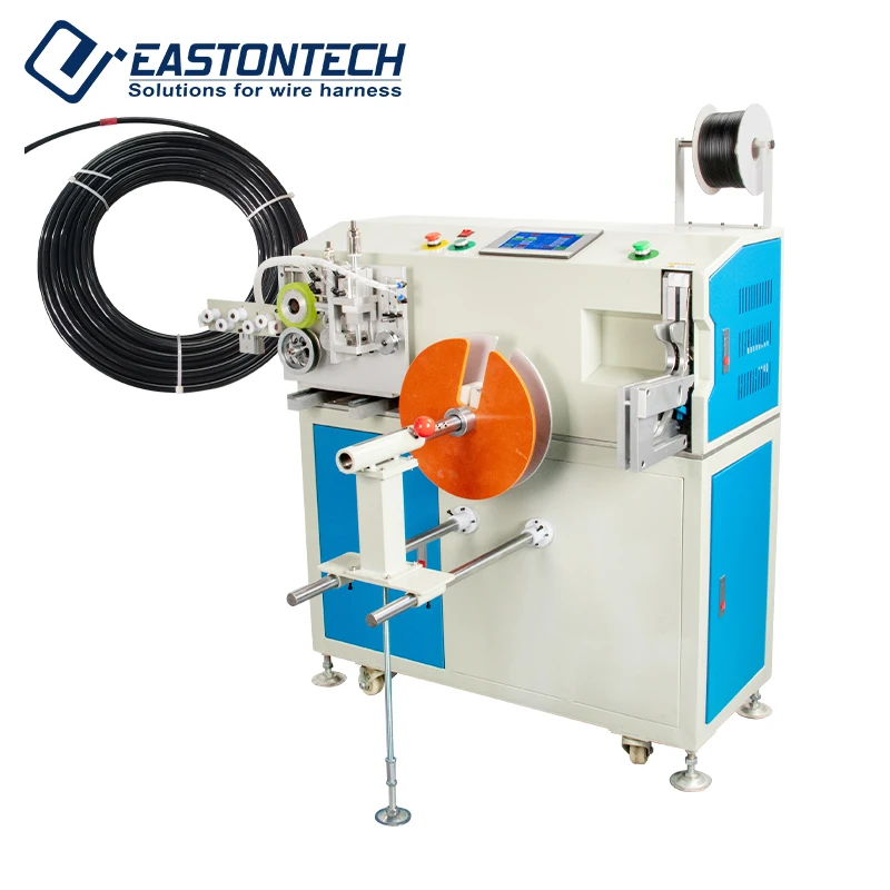 EW-20S-2 Automatic 3KG cable winding tying machine with meter counting gauge length and coiling bundling winding wire machine