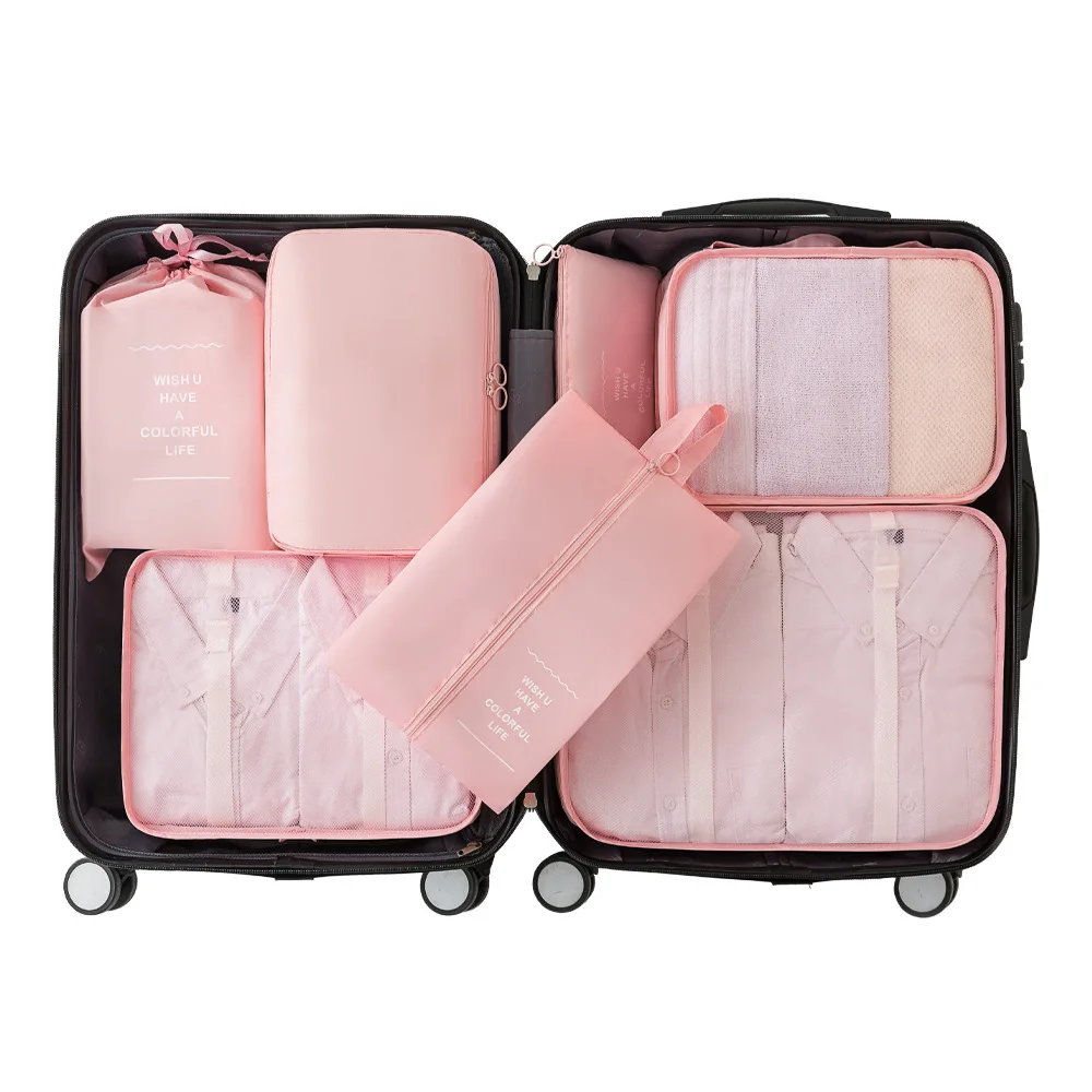 Packing Cubes for Suitcase Bulk Mesh Organizer Set for Hiking Camping Backpacking Clothes Accessories Travel Luggage Bags