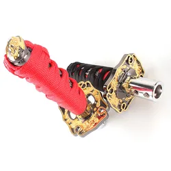 PUERXIN 10/15 CM Auto Car Refit Universal Samurai Sword Shift Knob Shifter Katana Metal JDM Shift Knob