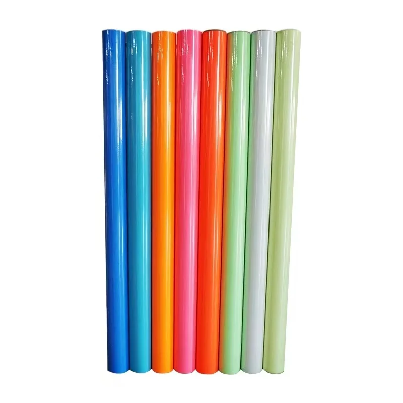 Colorful And PVC/PET  Dtf Protection Engraving Self-adhesive Glow In The Dark Vinyl Custom Design Printing Luminous Film