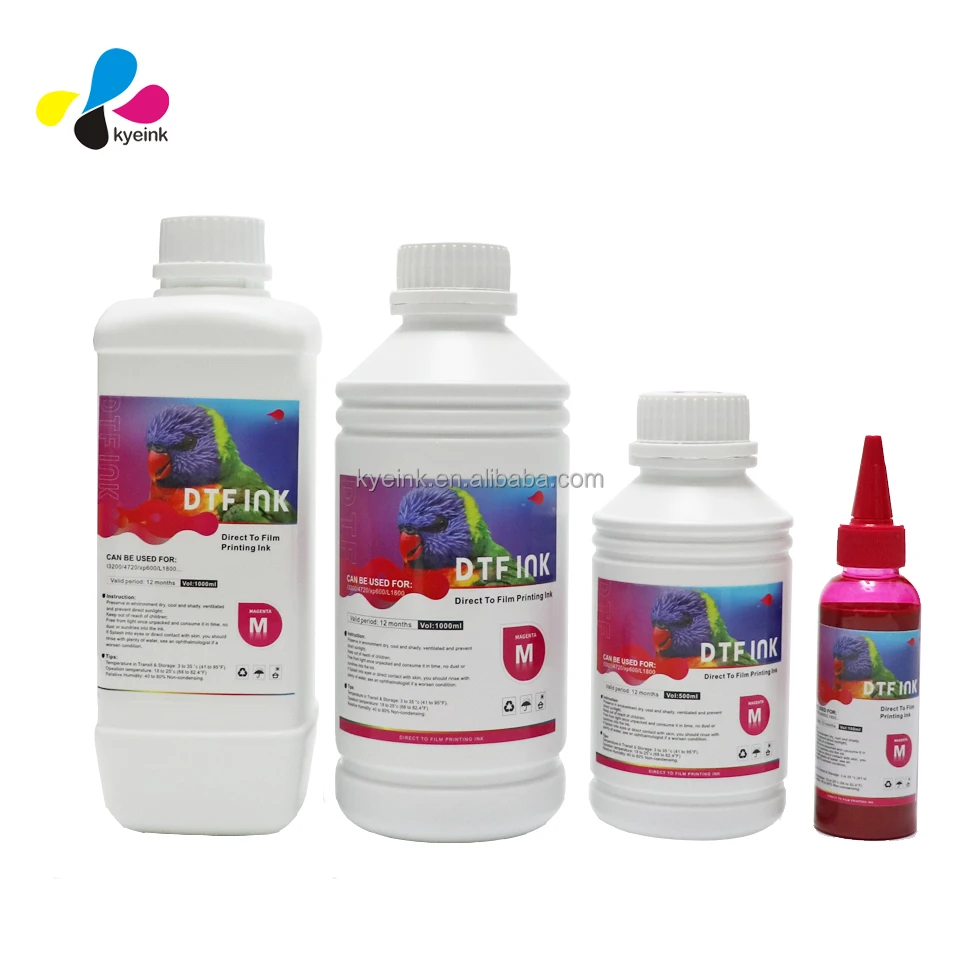 1000ml Digital DTF Textile Ink For Epson Transfer I3200 4720 L1800 L805 All Printing Printers  dtf ink supply