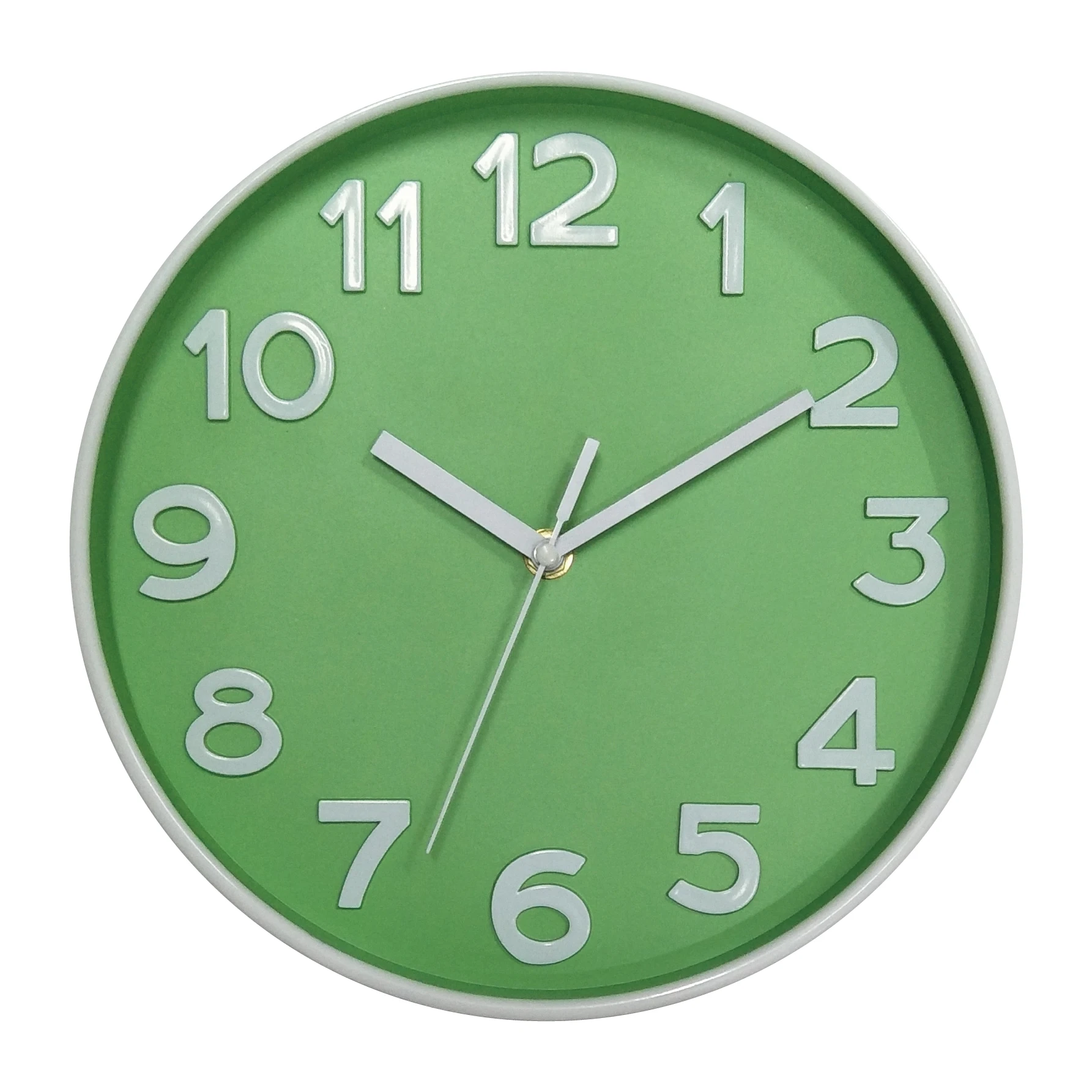 12 inch modern home decorative  gold 3D fine numbers  plastic  wall clock