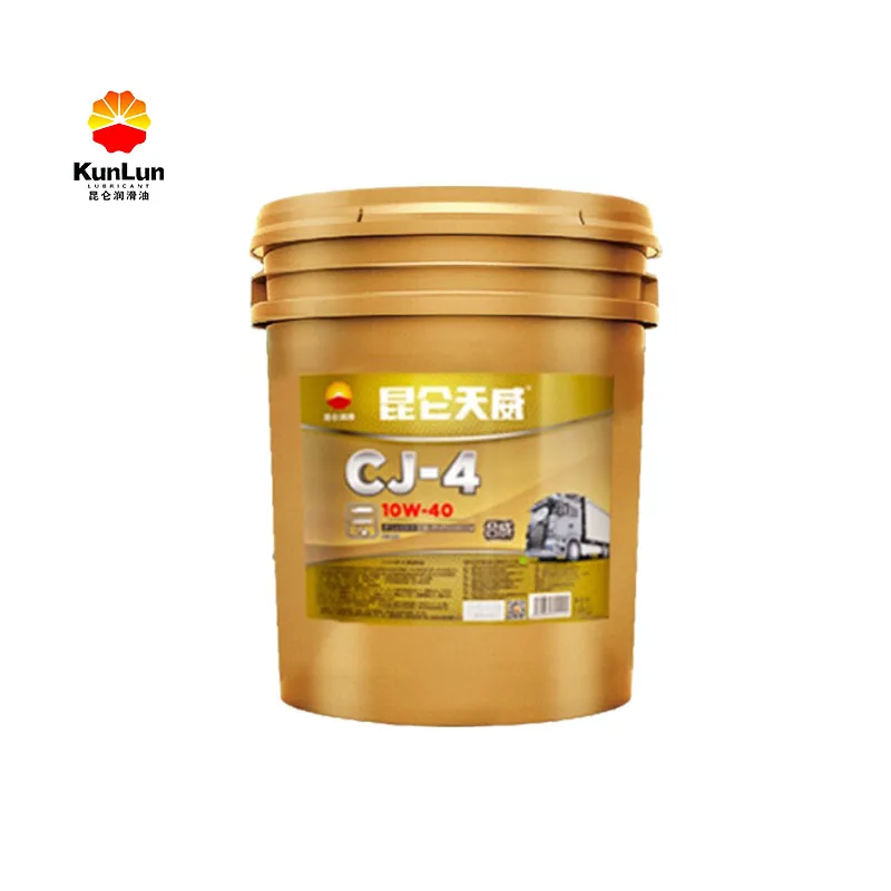 16KG/18L PetroChina Kunlun brand Tianwei CJ-4 10W-40 diesel engine oil from China Alternative to CI-4 CH-4