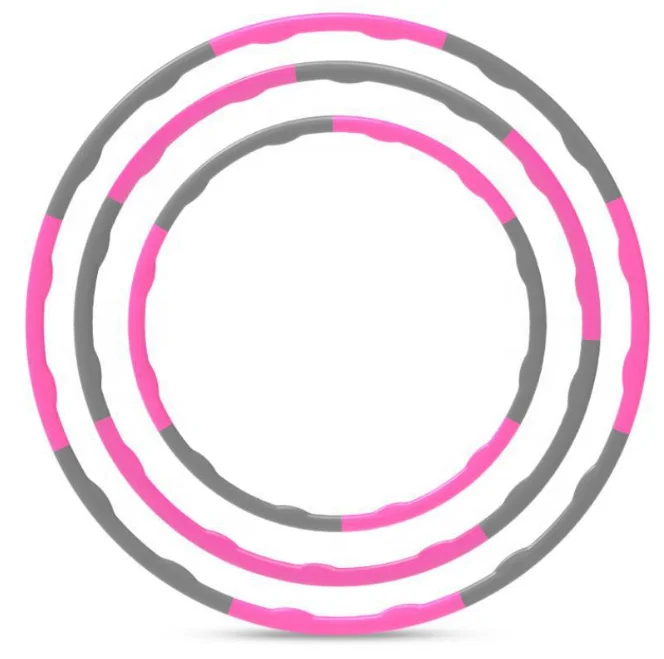 Factory whole sale best yoga fitness girls like workout weight lost body building smart adjustable 6-7 8 section hoola hoop