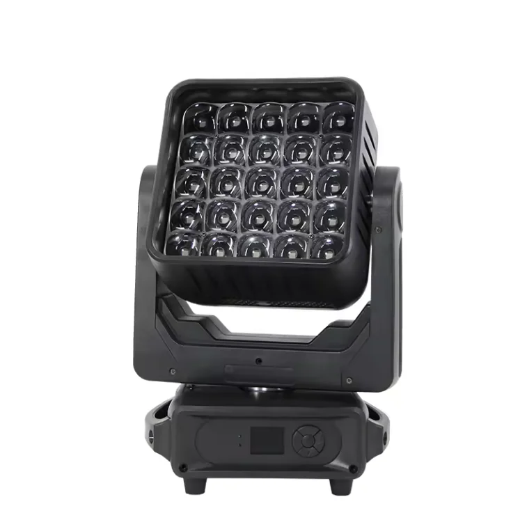 Lotus 5x5 25x15W Zoom LED Moving Matrix Professional led Par Light DMX512 control for Stage DJ Disco bar Studio Performance