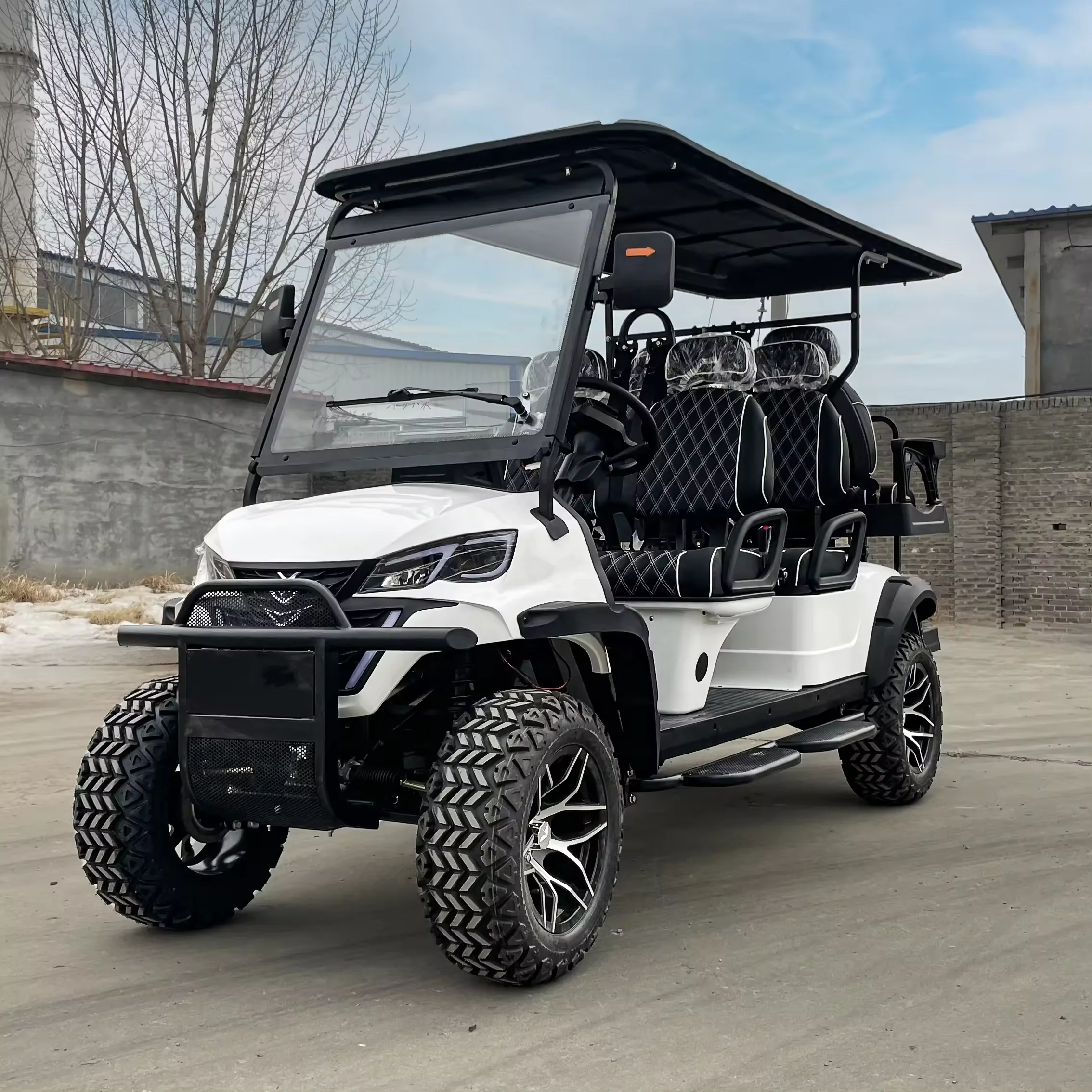 China custom 6 seat electric golf carts cheap prices buggy car for sale usa 4x4 passenger golf cart 48V 72V lithium