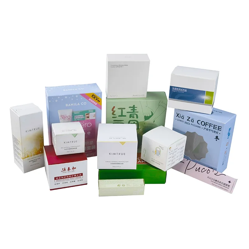 Wholesale Customized Design Packaging Paper Boxes for Medicine Pills Tablets Drugs Vaccines white card paper box