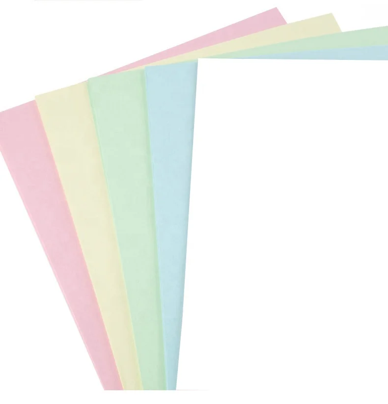 70 г/кв. М 5 пастельных цветов смешанный пакет 50 листов A4 цветная копировальная бумага