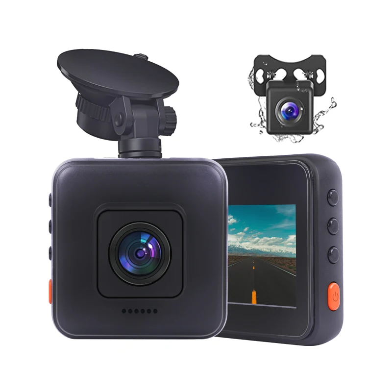 Full Hd 1080p 170 Degree 2 Inch Drive Recorder Blackbox Dvr Car Camcorder Dash Camera Front And Rear View Dash cam