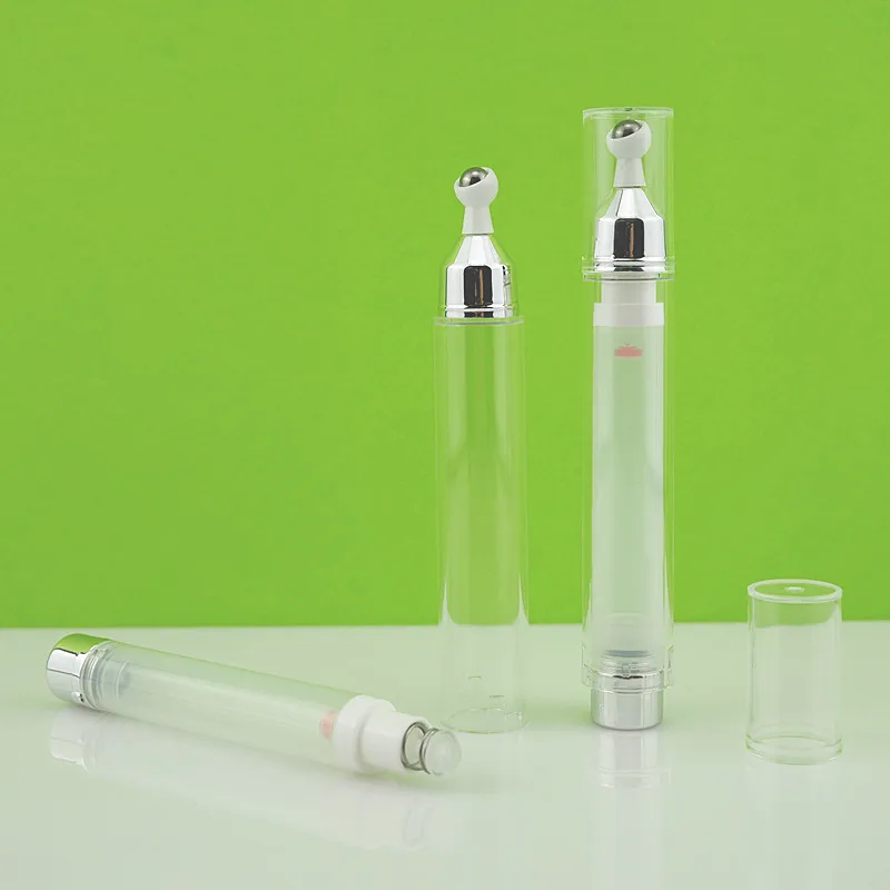 10g Plastic Eye Massage Click Syringe Lip Gloss Serum Bottle Tube