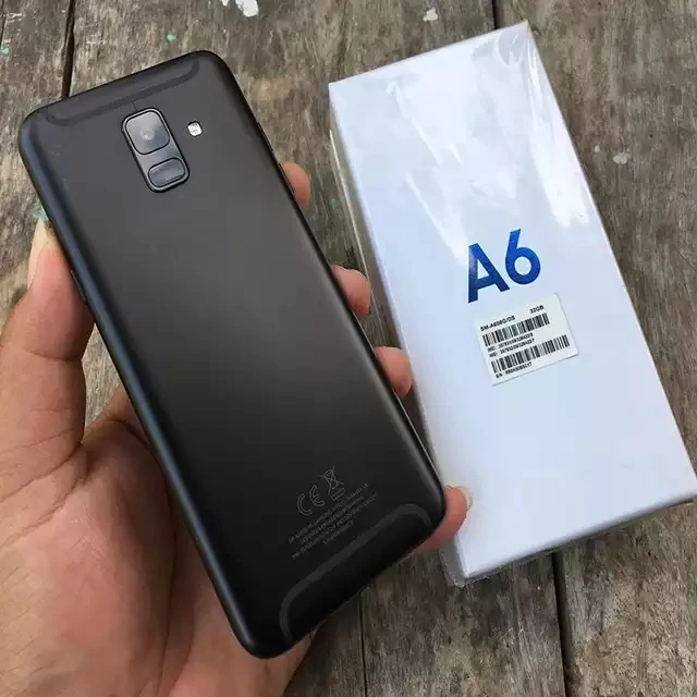 Wholesale Original Used Cell Phone Cheap Second Hand Mobile Phone  A6 Gold Dual Sim 4G 32GB Unlock Android Mobile Phone