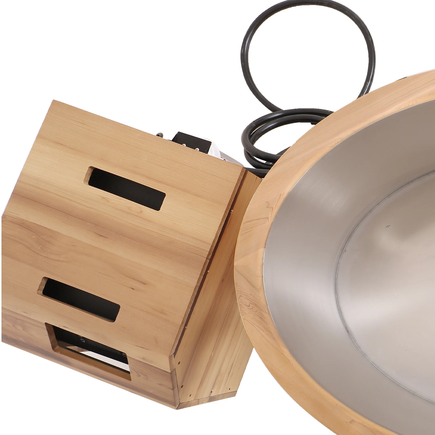 New Design Red Cedar Ice Tub Cold Plunge Custom Ice Bath Tubs for 2 Person Home Spa Recovery