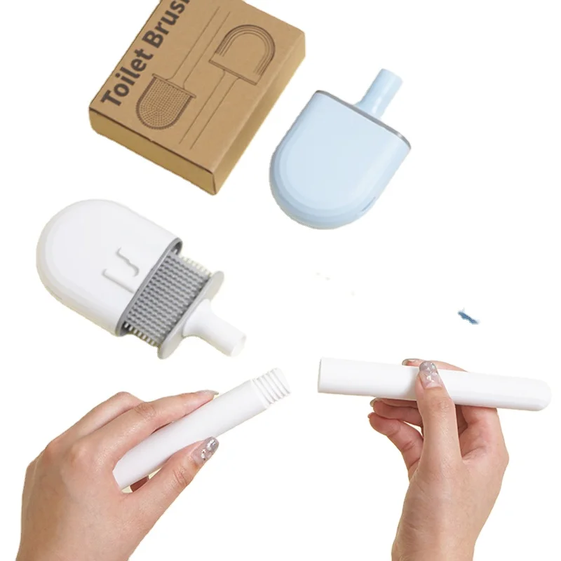 wall-mounted Detachable TPR Silicone Toilet Brush/Bathroom Brush