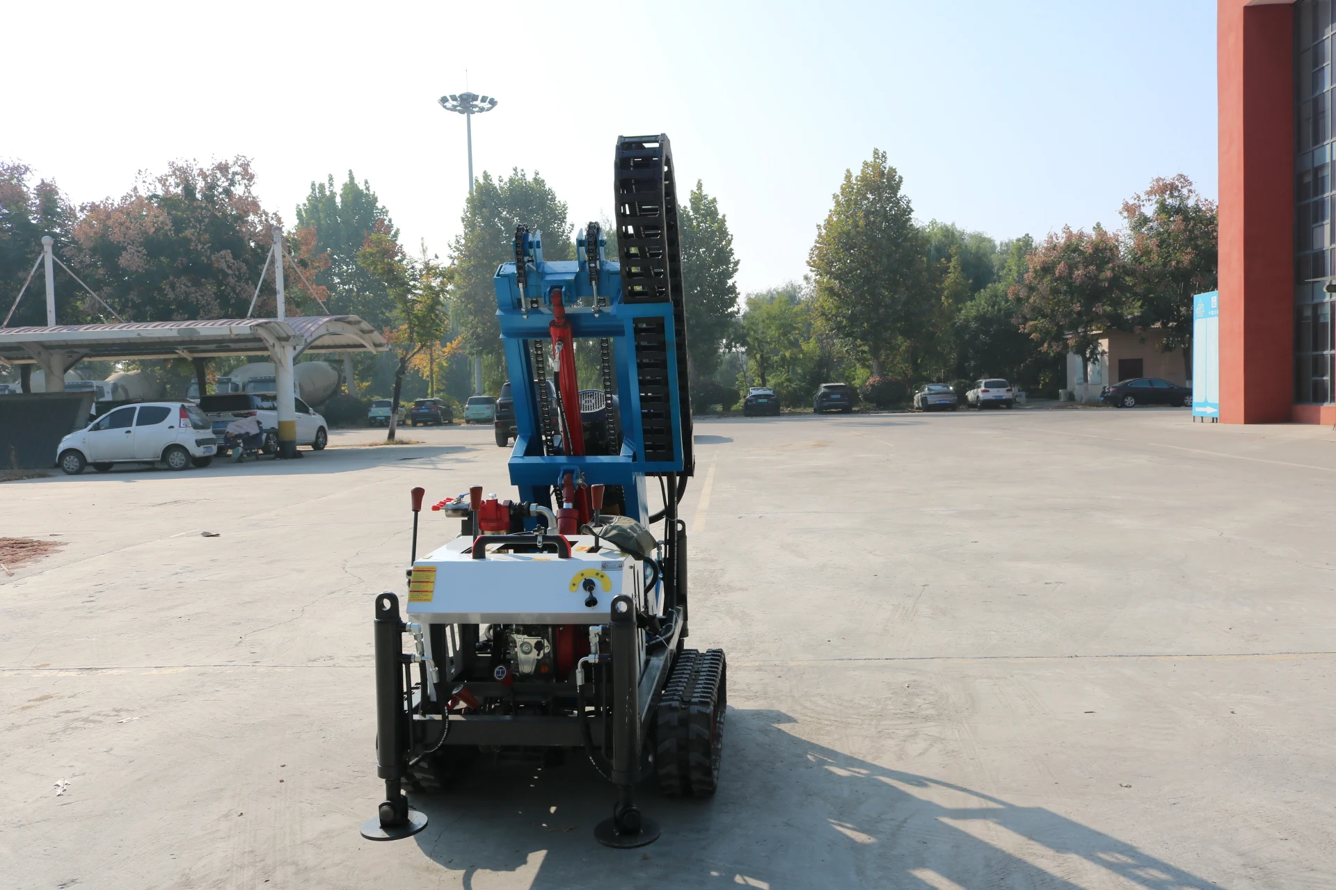 Customized Electric Hydraulic Portable DTH Rotary Drilling Rig Small Water Well Drill Machine Automatic Gear Core Home Use