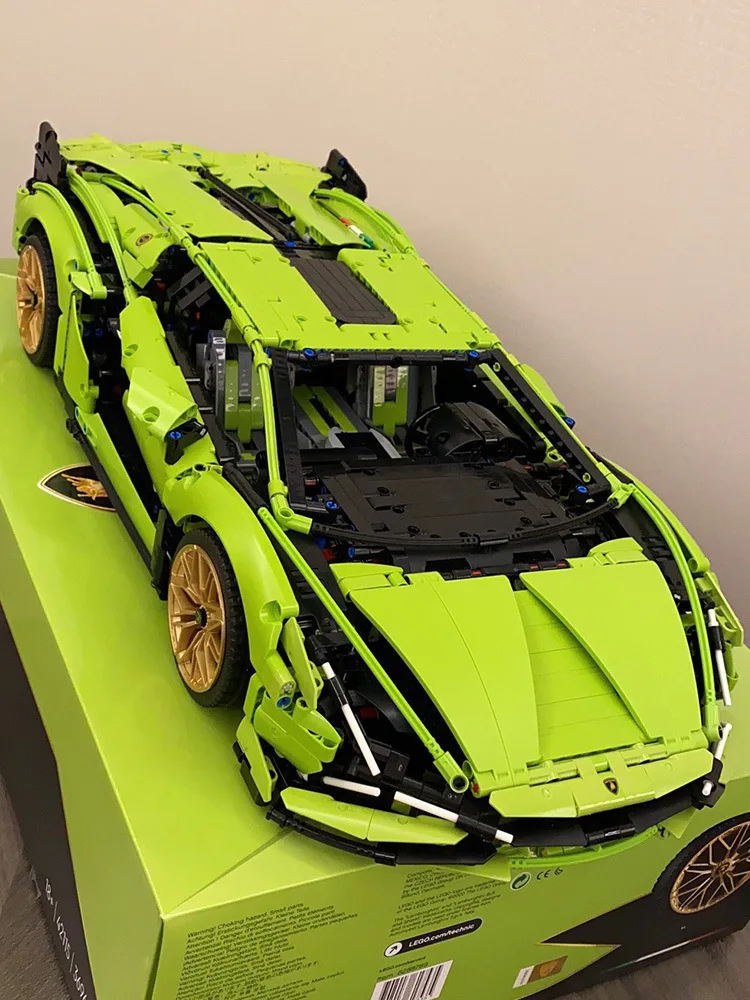 Model Lamborghinis Technical Sian FKP37 Race Assembly Bricks Kids Christmas Gifts Building Blocks Building Roadster Toys Car