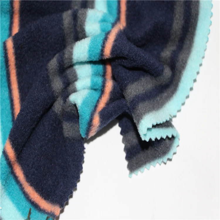 custom wholesale print terry cloth fabric 100 polyester polar fleece fabric for jacket