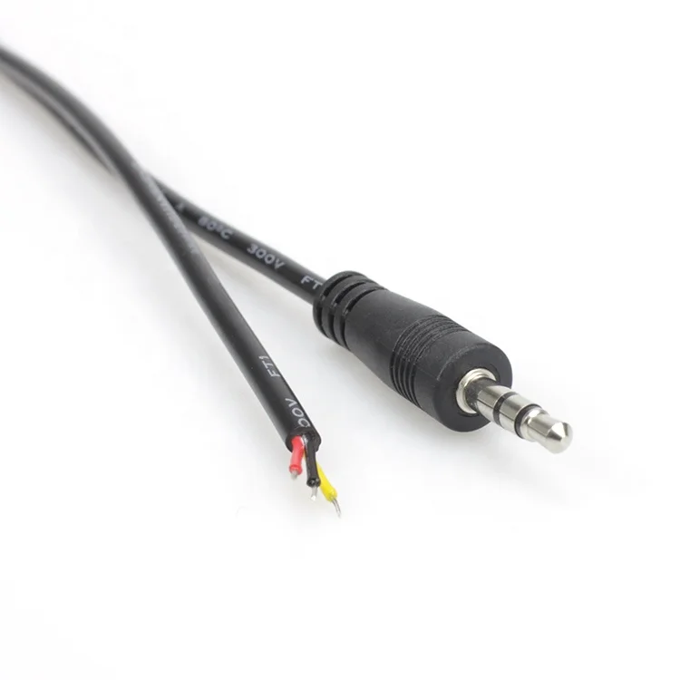 Customize 3.5mm Male Stereo Jack (TRS) to Open Wire AUX