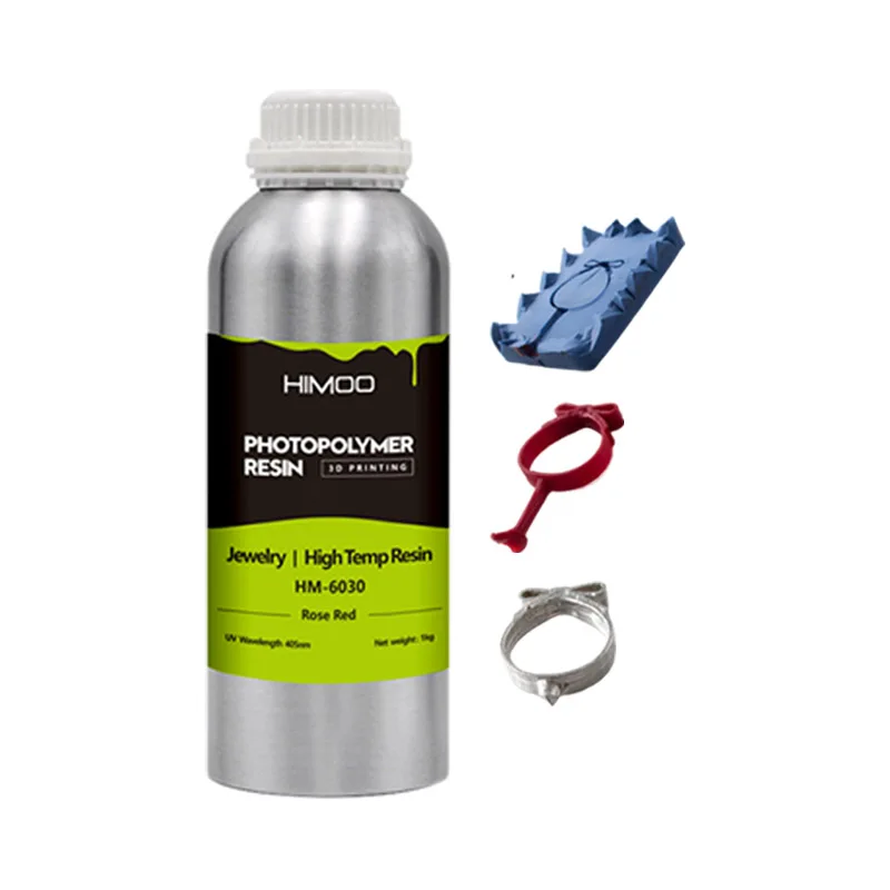 High accuracy jewelry high temp laminating UV Curing 3D printing liquid Resin 1KG