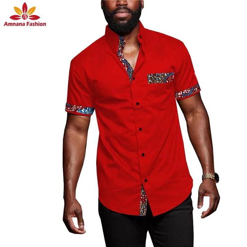 
2020 Fashion Wholesale African Men Clothing Casual Short Sleeve T Shirt With High Quality 
