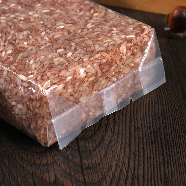 1 кг 5 10 25 50 пустая упаковка для закусок рисовая сумка хранения продуктов с глянцевой поверхностью полиэтиленовые пакеты глубокой печати