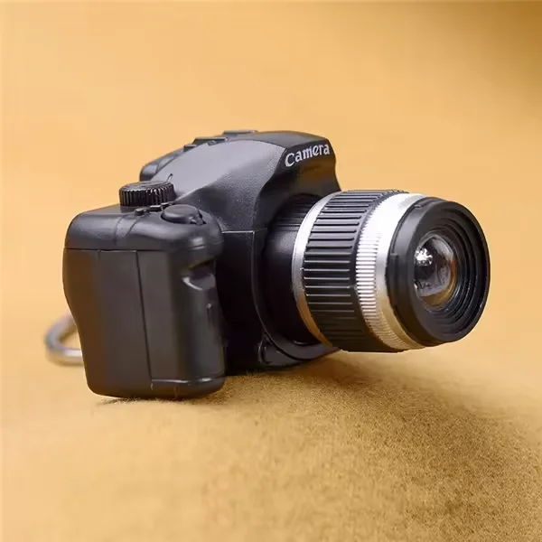 Mini Camera LED Keychain Flashlight, Ultra Bright Key Ring Light Torch, Batteries Included