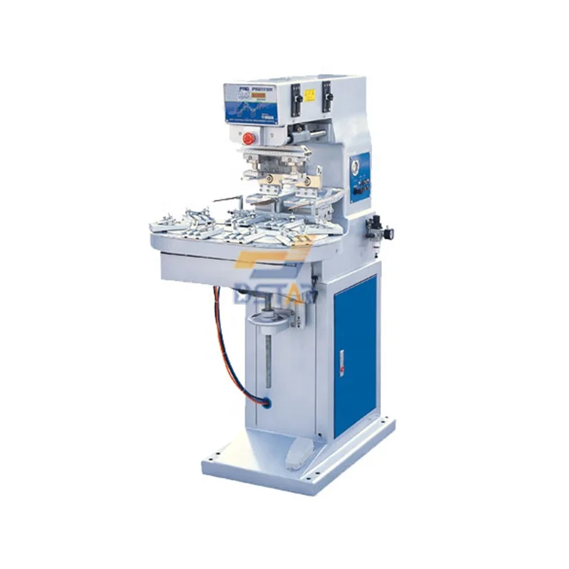 2 цвета силиконовая печатная машина Tampografia Pad для колпачков бутылок Printer с овальным ленточным конвейером продажи