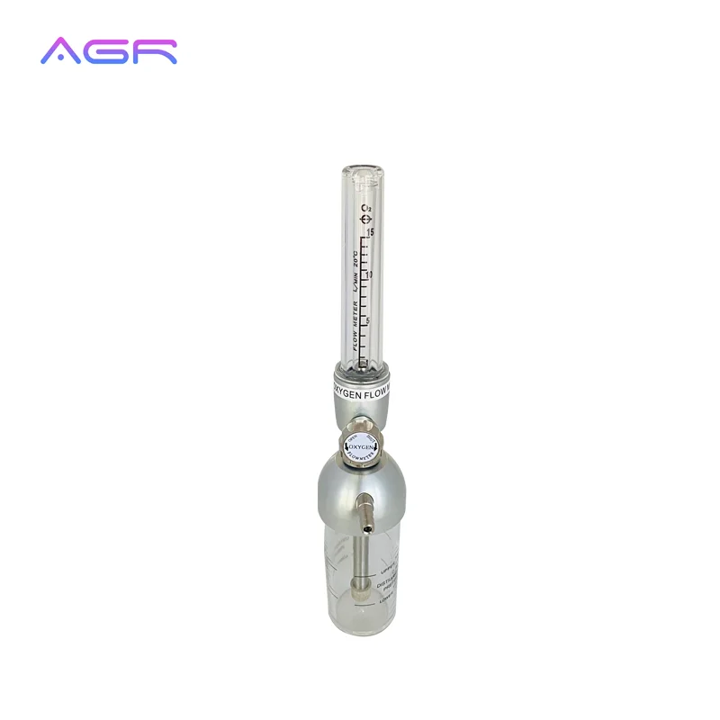 OEM Custom Logo Hot sale AGR new product hot selling medical digital british oxygen regulator with oxygen cylinder flow meter