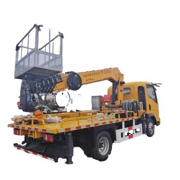 Truck Trailers with Lifting Crane Efficient Product for Heavy Lifting Needs