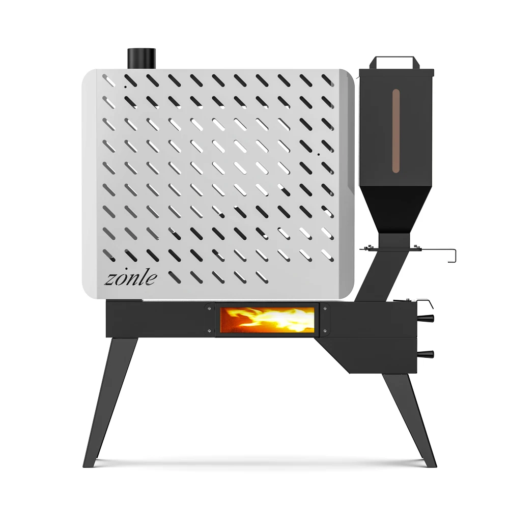 Modern design indoor outdoor pellet stove heater non-electricity environmentally friendly wood burning pellet stove  for sale