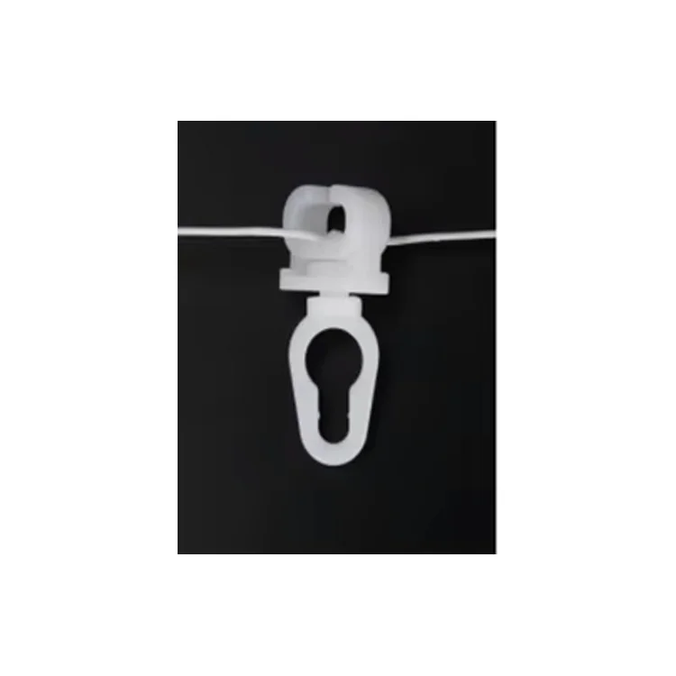 Customized Services Pom Material Rolling Friction Curtain Slider for Tent Windows Curtain Hanger