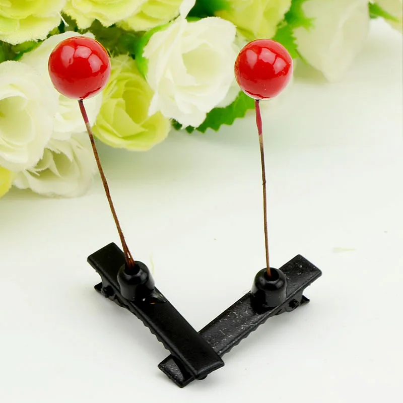 Selling Cute Cheapest Travel Creative Cute Soybean Grass Flower Plant hair clip For Women