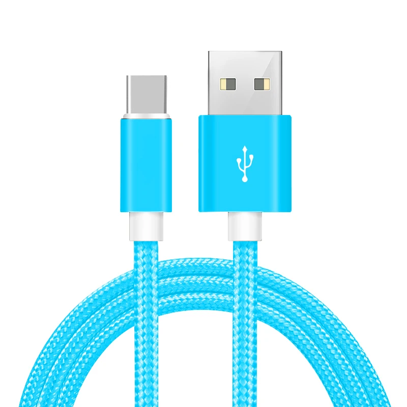 Новое поступление хорошая совместимость 3а Type-C Usb 2,0 тканевые плетеные кабели для мобильных телефонов кабель для передачи данных Быстрая зарядка для Iphone