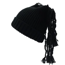 Winter Fashion Faux Fur Ski Black Cyclingbalaclavas Hat. Knitted Patterns For Men Custom Grey Beanie Hat/cap With Woven Label