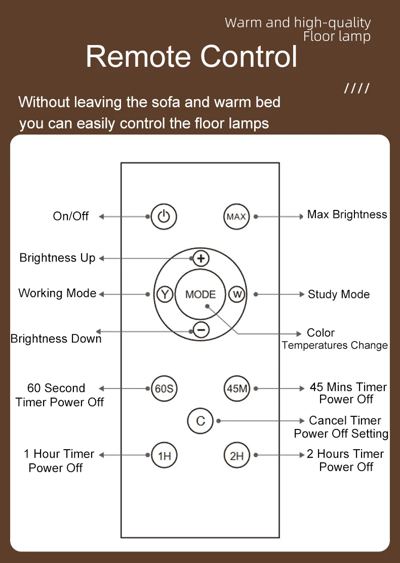 New product ideas led floor lamp with swing arm for living room or office
