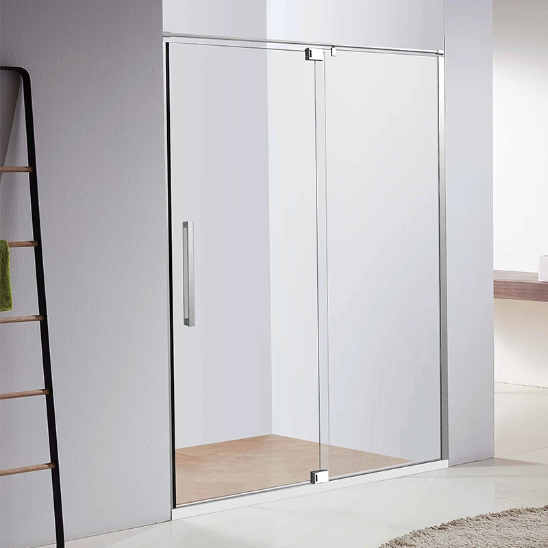 Service Custom Factory Design 2 Panels Simple Easy Stall Corner Swing Hinge Shower Door