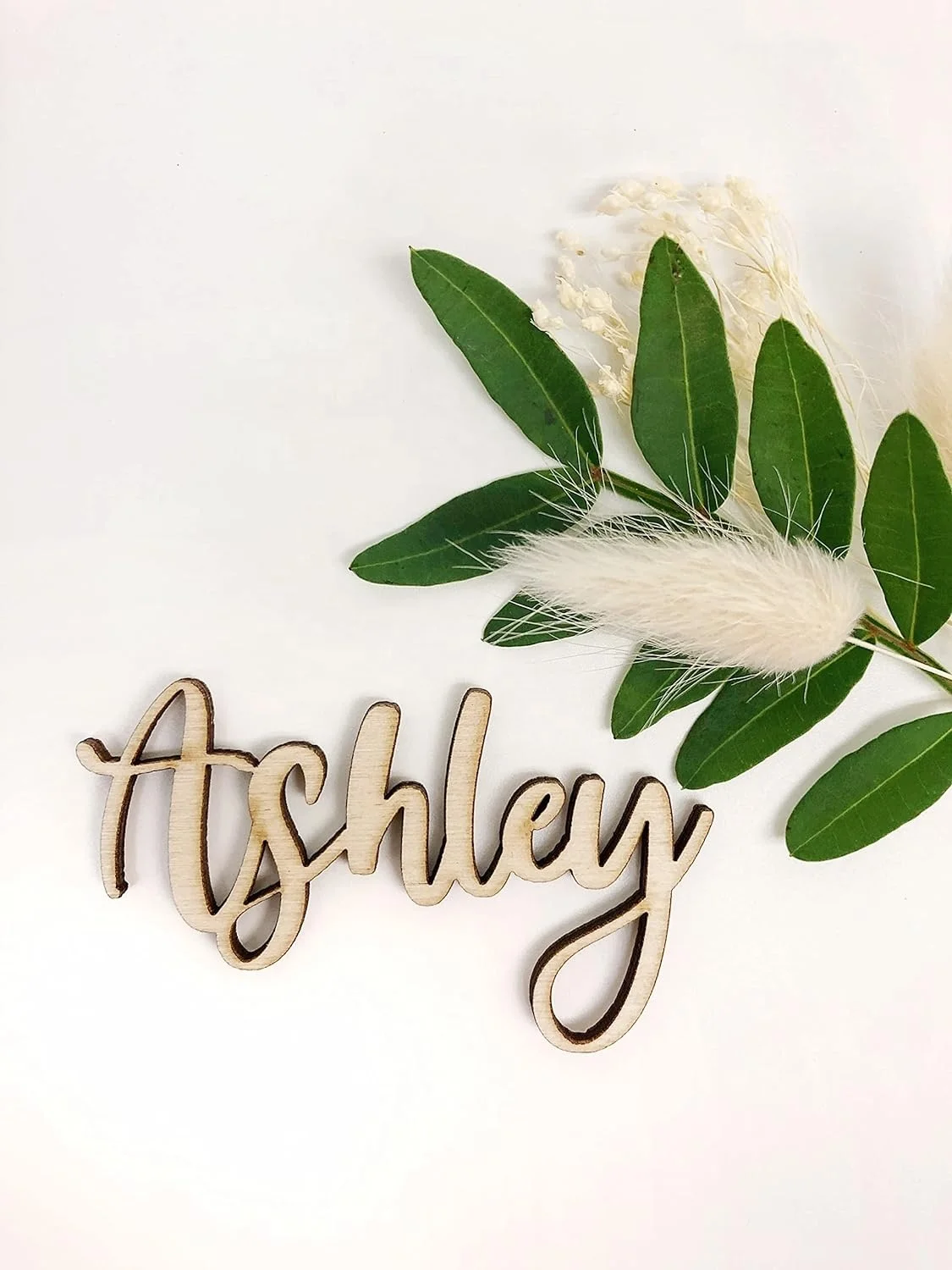 custom personalised laser cut real wooden luggage engrave name tag personalized wedding holder wooden name tag