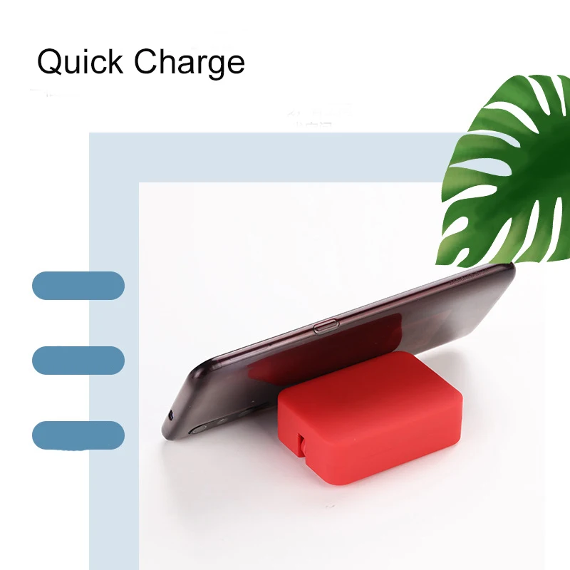 Marcaron 3-в-1 кабель для передачи данных Micro Usb с подставкой телефона универсального Android/IOS/Тип C зарядное