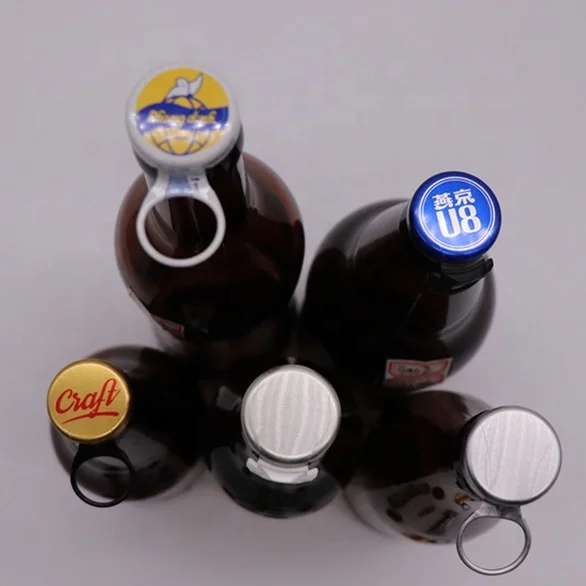 26mm Aluminum Customize Printing   Caps for Bottles