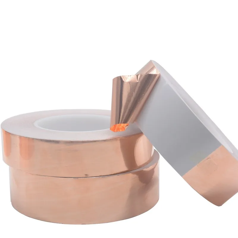 conductive EMI  Transformer Winding Copper Foil Tape/U05 copper foil tape for EMI shielding/Copper foil tape